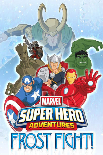Póster de Aventuras de Superhéroes: ¡Lucha en el hielo!