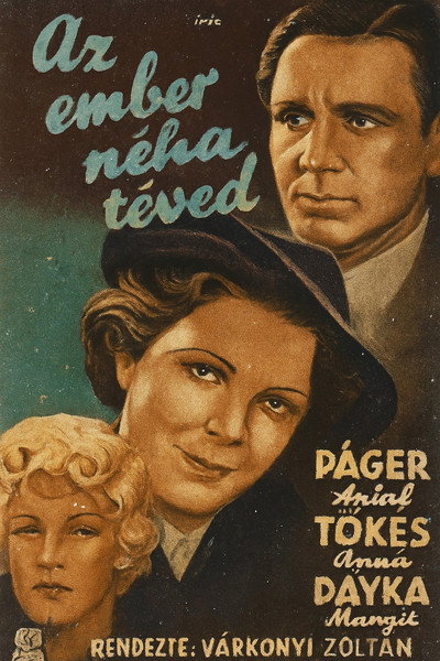 Póster de Az ember néha téved