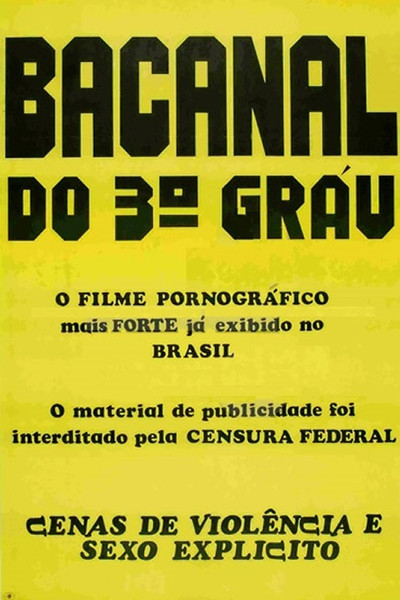 Póster de Bacanal do terceiro grau