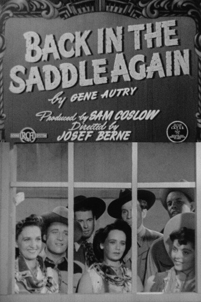 Póster de Back in the Saddle Again