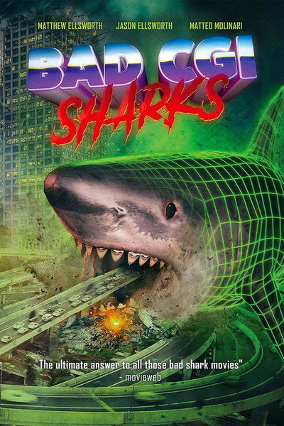 Póster de Bad CGI Sharks