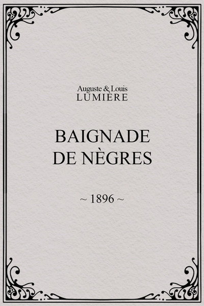 Póster de Baignade de nègres