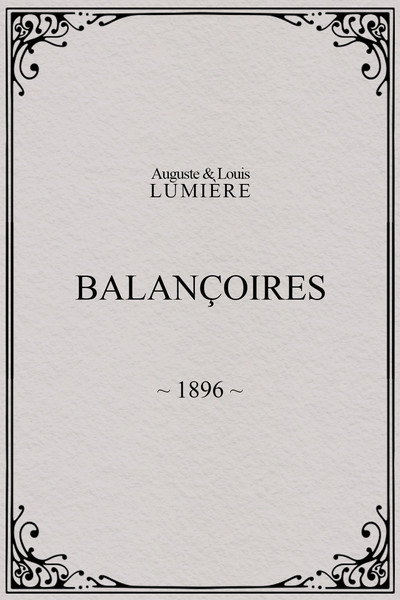 Póster de Balançoires