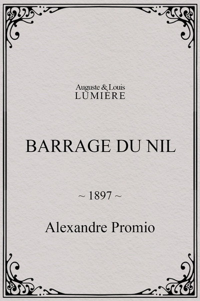 Póster de Barrage du Nil