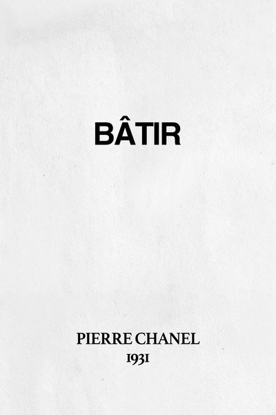 Póster de Bâtir