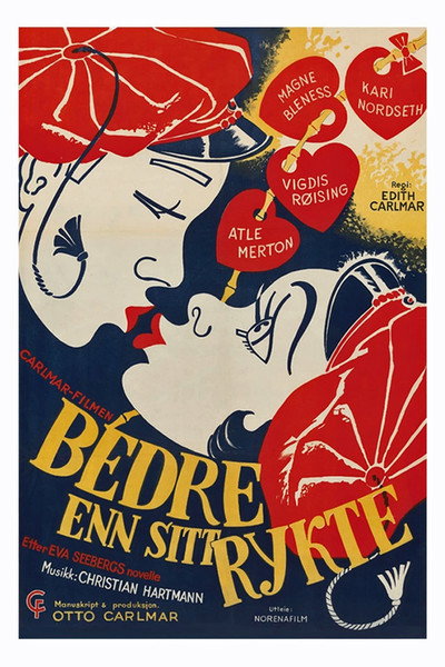 Póster de Bedre enn sitt rykte