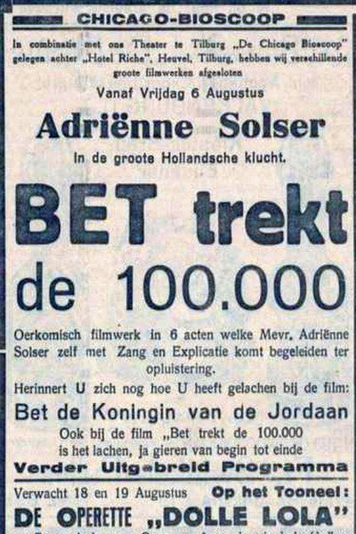 Póster de Bet trekt de 100.000