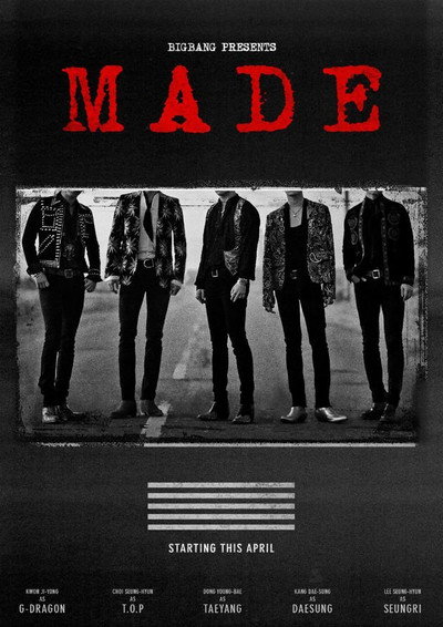 Póster de Big Bang MADE Tour