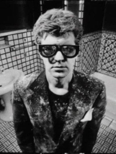 Póster de Black and White Bathroom
