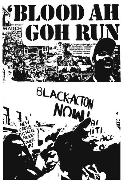 Póster de Blood Ah Goh Run