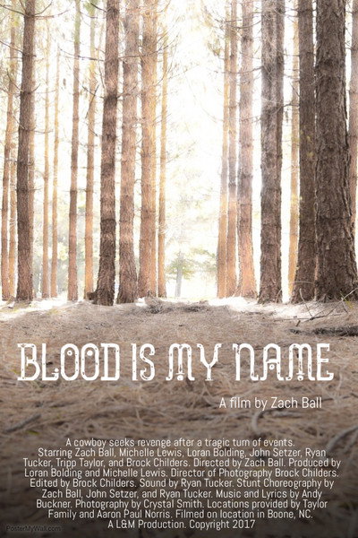 Póster de Blood is My Name