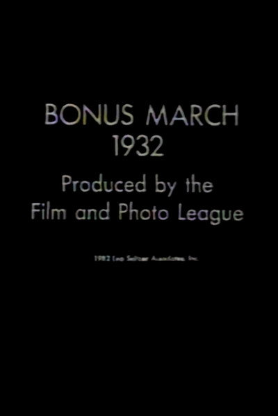 Póster de Bonus March 1932