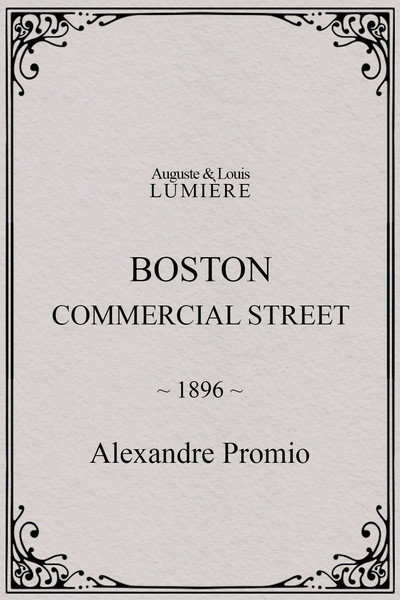Póster de Boston, Commercial Street
