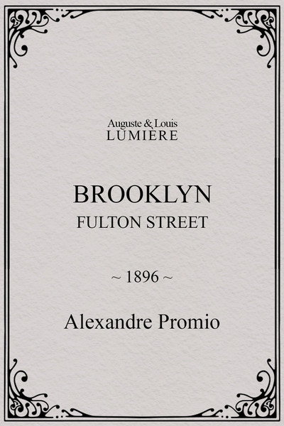 Póster de Brooklyn, Fulton Street