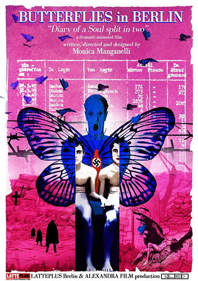Póster de Butterflies in Berlin - Diary of a Soul Split in two