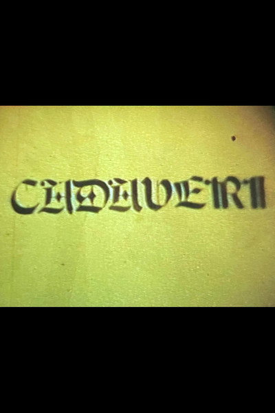 Póster de Cadaveri