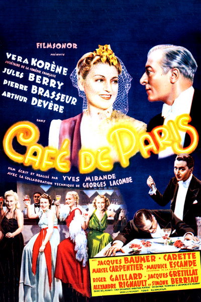 Póster de Café de Paris