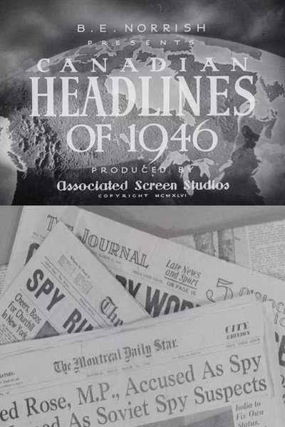 Póster de Canadian Headlines of 1946