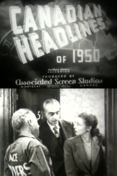 Póster de Canadian Headlines of 1950