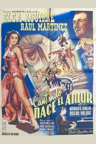 Póster de Cantando nace el amor