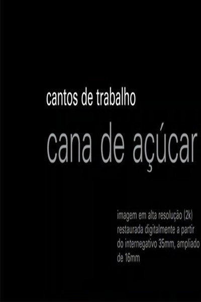 Póster de Cantos de Trabalho - Cana de Açúcar
