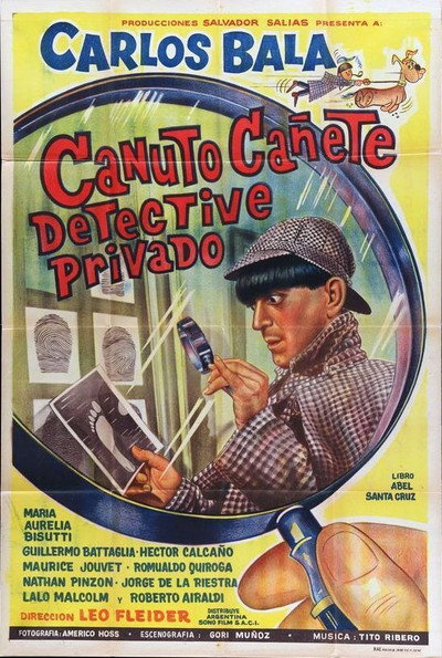 Póster de Canuto Cañete, detective privado