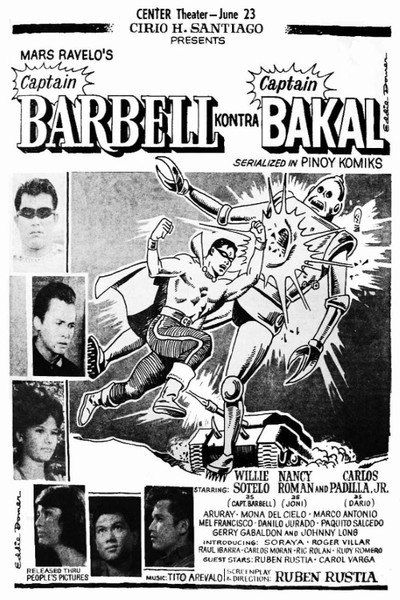 Póster de Captain Barbell kontra Captain Bakal