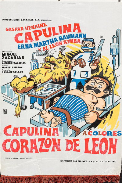 Póster de Capulina corazón de leon
