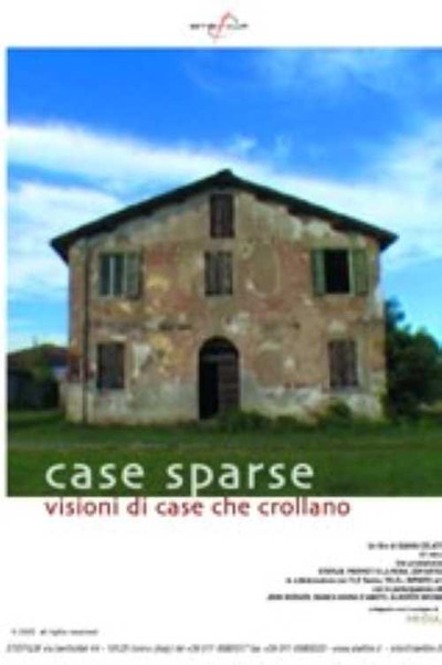 Póster de Case sparse. Visioni di case che crollano