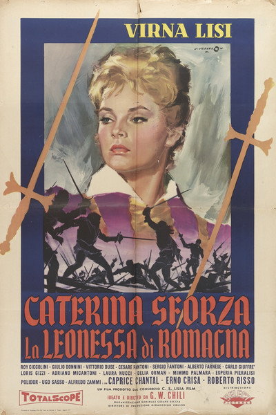 Póster de Caterina Sforza, la castellana indomable