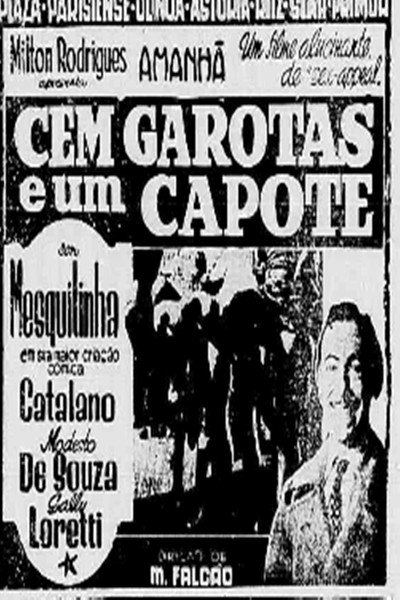 Póster de Cem Garotas e um Capote