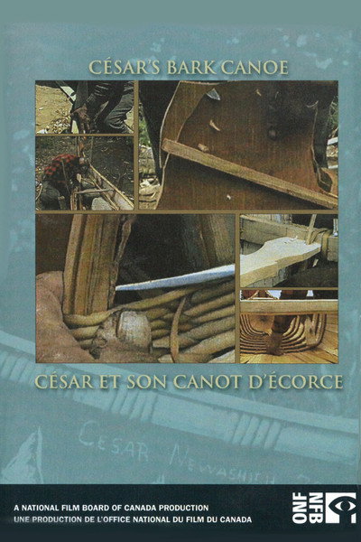 Póster de César et son canot d'écorce