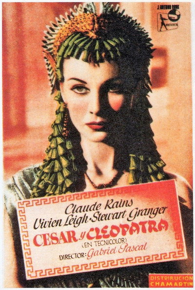 Póster de César y Cleopatra