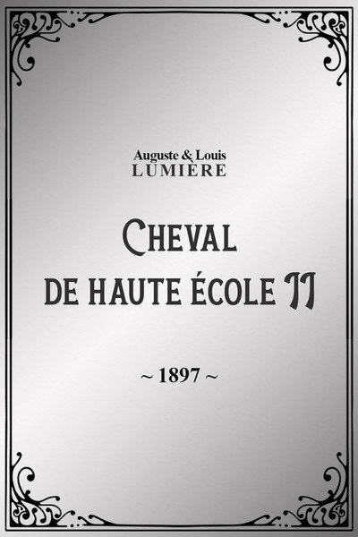 Póster de Cheval de haute école II