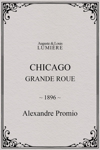 Póster de Chicago, grande roue