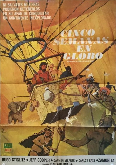 Póster de Cinco semanas en globo
