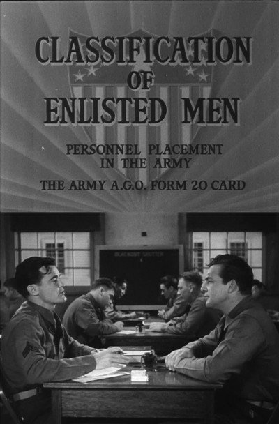 Póster de Classification of Enlisted Men