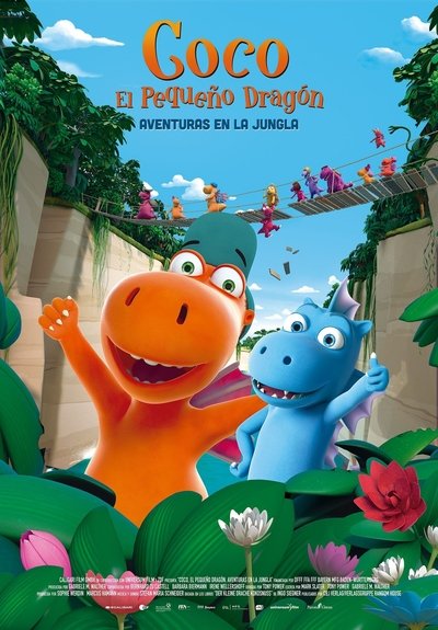 Póster de Coco, el pequeño dragón. Aventuras en la jungla