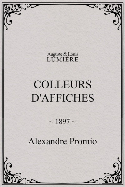 Póster de Colleurs d'affiches