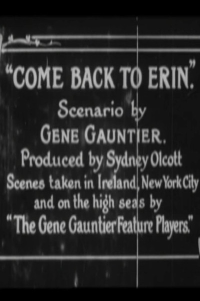 Póster de Come Back to Erin