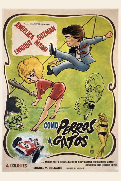 Póster de Como perros y gatos