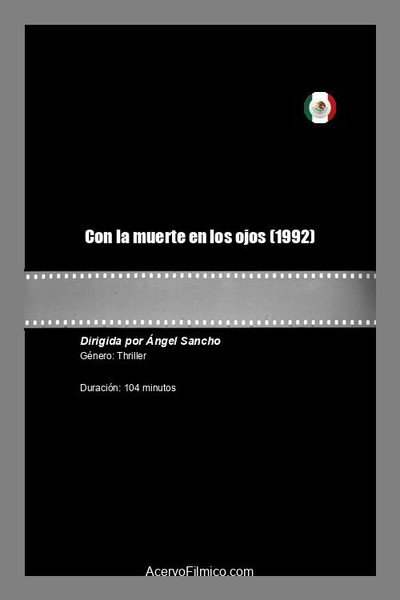 Póster de Con la muerte en los ojos