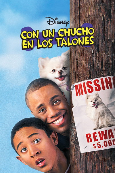 Póster de Con un chucho en los talones