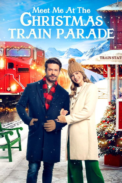 Póster de Conocerme en el desfile de tren de Navidad
