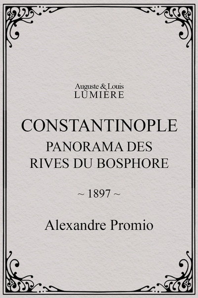 Póster de Constantinople, panorama des rives du Bosphore