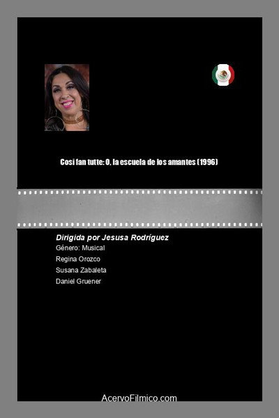 Póster de Cosi fan tutte: O, la escuela de los amantes