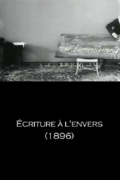 Póster de Écriture à l'envers