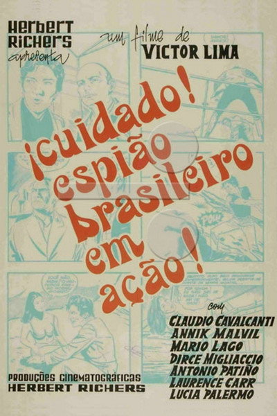 Póster de Cuidado: Espião Brasileiro em Ação