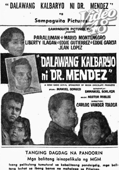 Póster de Dalawang kalbaryo ni Dr. Mendez