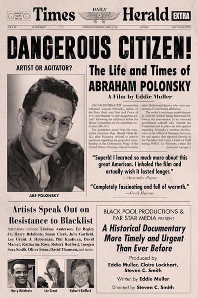 Póster de Dangerous Citizen: The Life and Times of Abraham Polonsky